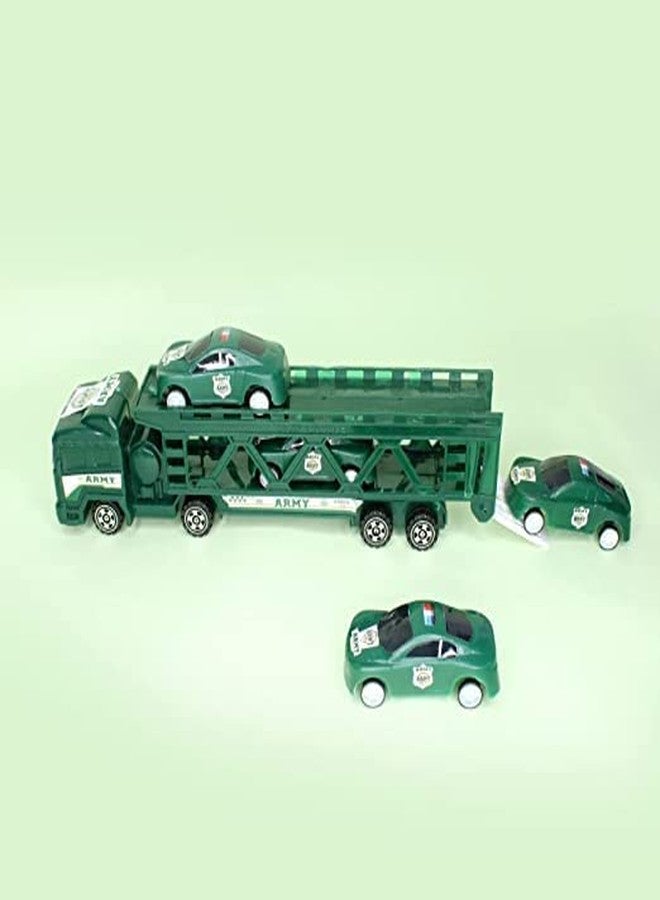 غلان مجموعة ألعاب شاحنات الجيش/المركبات العسكرية من GLAN للأطفال من الجنسين، هدية مثالية متعددة الألوان - Image 1